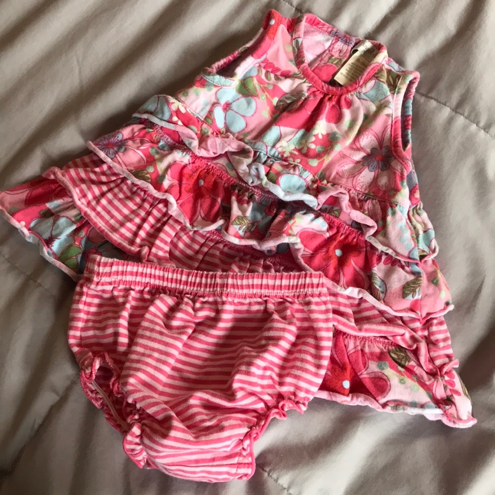 Baby dress & bloomers